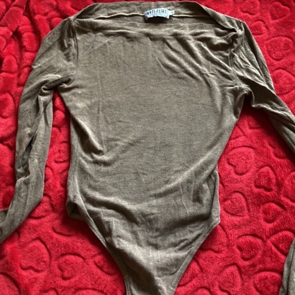 Anti-flirt Bodysuit xs heathered beige